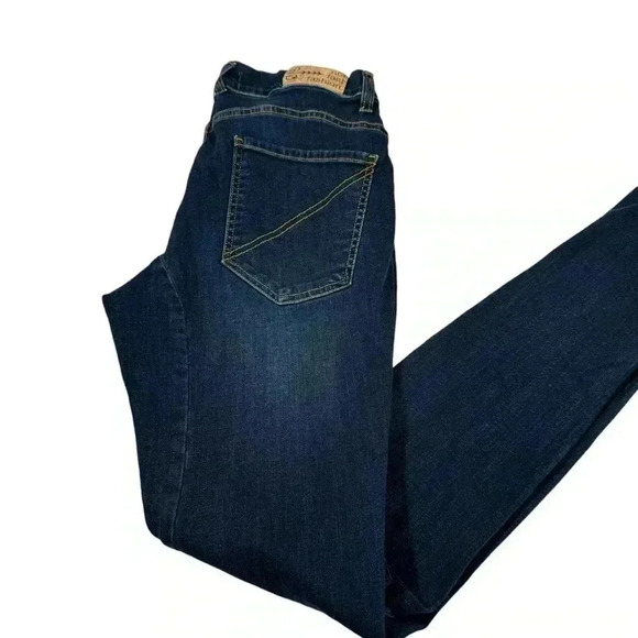 Slo Mid Rise Skinny Jeans Women's SIze 34 Dark Blue Denim Stretch - Picture 2 of 15